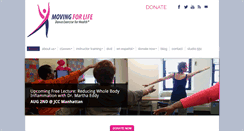Desktop Screenshot of movingforlife.org